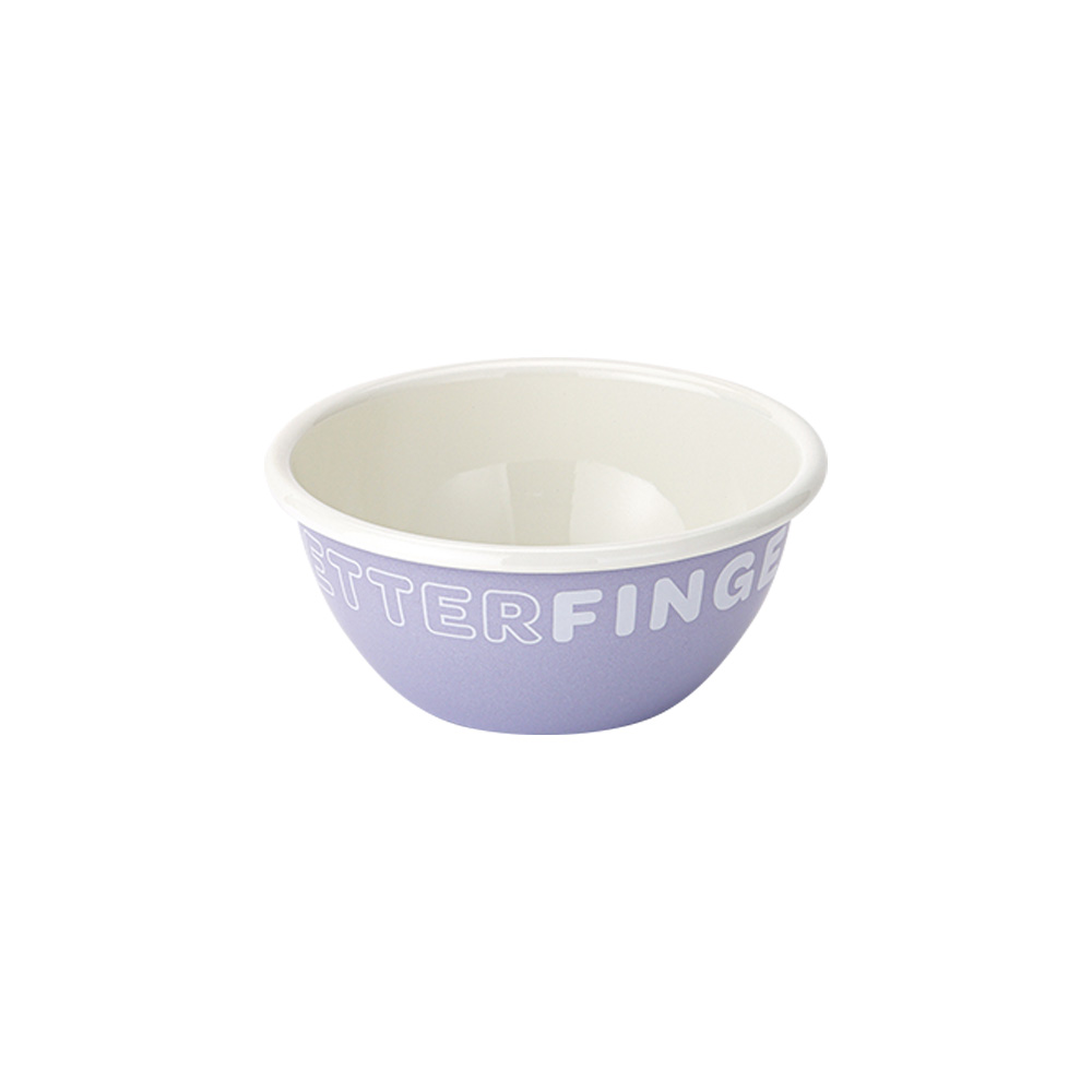 베터핑거 에나멜 법랑 볼 500ml 2colors 핸드메이드 접시 홈카페 - 상세 이미지 2
