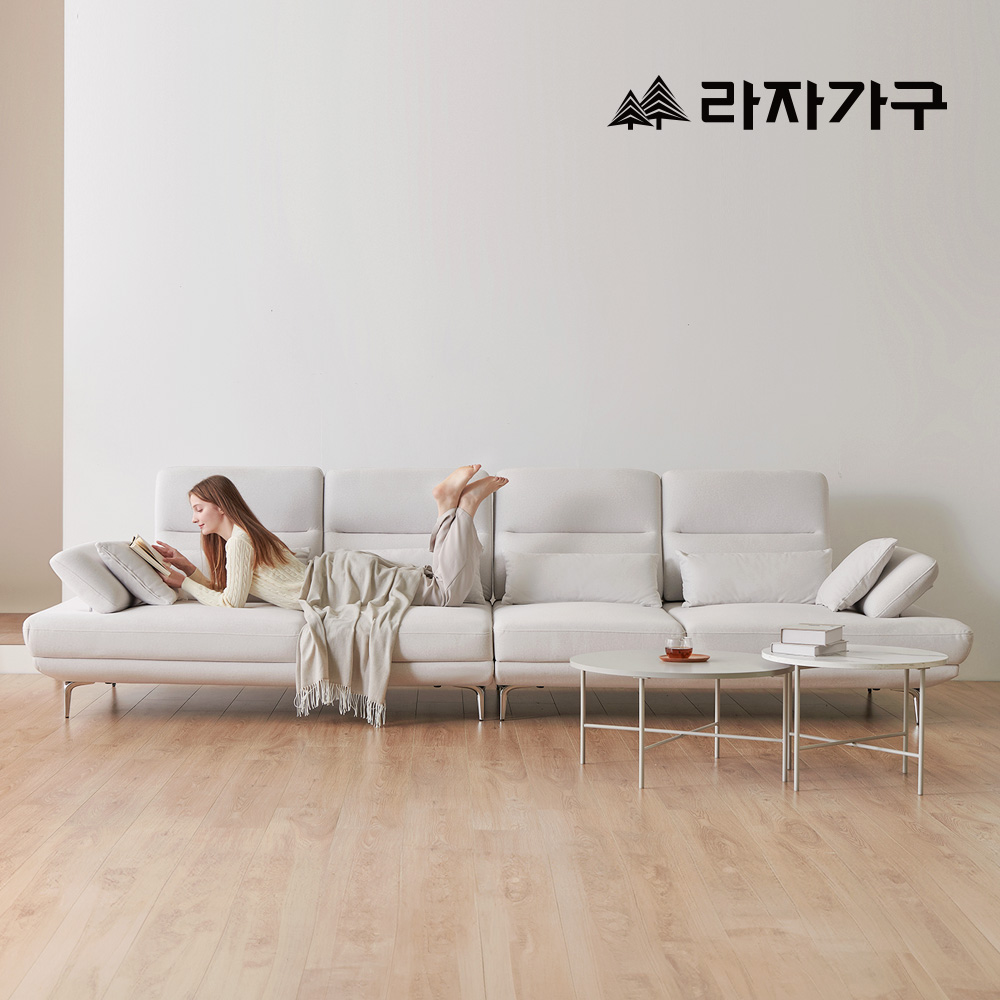 라자가구 로넌 코모도 패브릭 모듈 스윙 소파 6인 거실 틸팅 6인용 쇼파