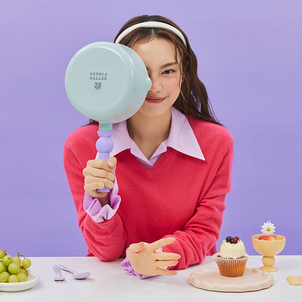 베터핑거 인덕션 IH 쁘띠웍 18cm (베프민트) 세라믹코팅 쿡웨어 - 상품 이미지
