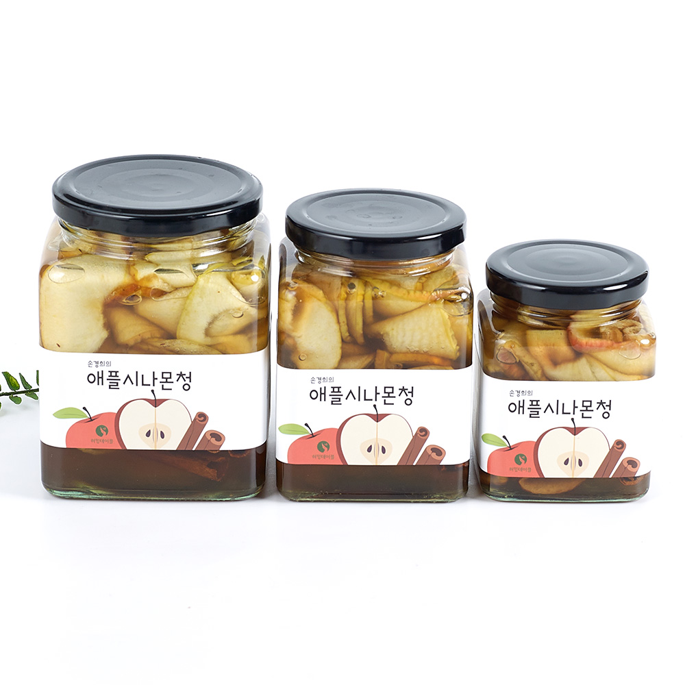 허밍테이블 애플시나몬청 청송사과 330g 1병 이미지 6