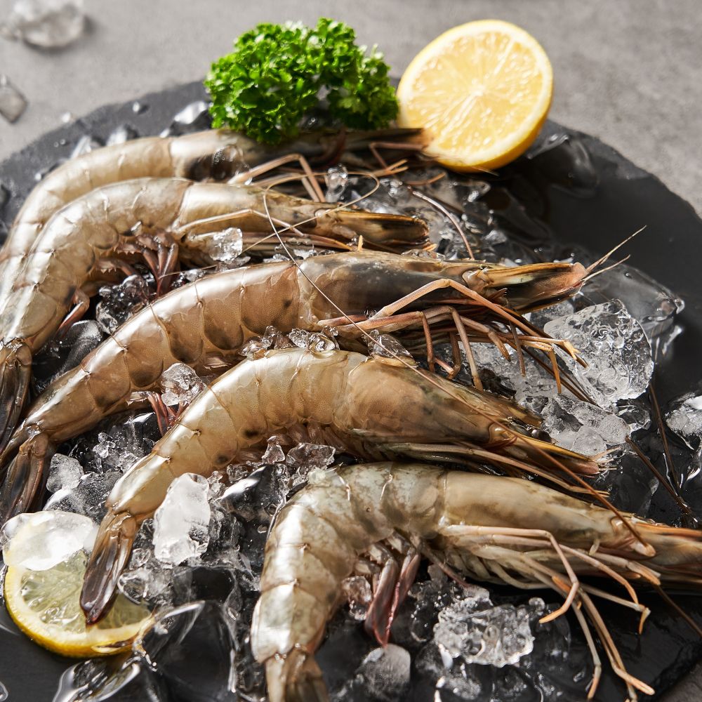 미다지얼룩 블랙 타이거 대왕 새우 바베큐 소금구이 500g 8,12,15,20,30미 가족모임음식