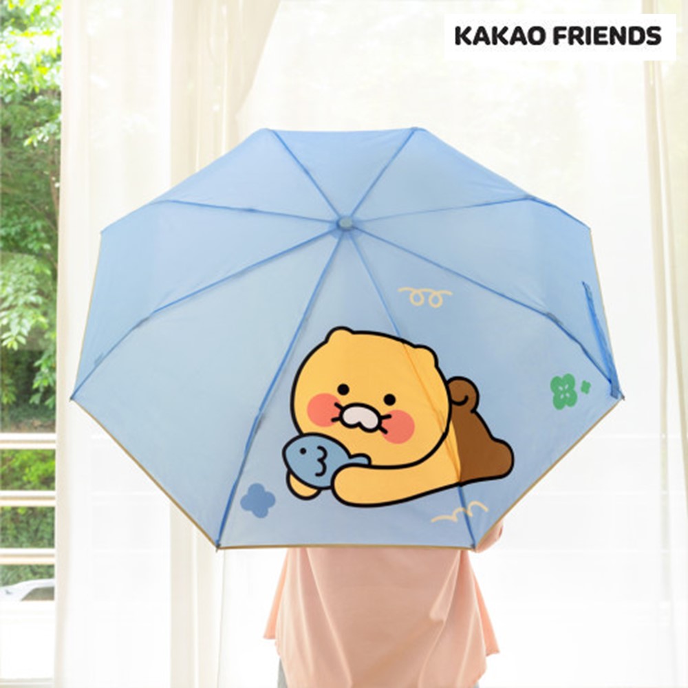 3단 자동우산 춘식이 우산선물 장마철 굿즈