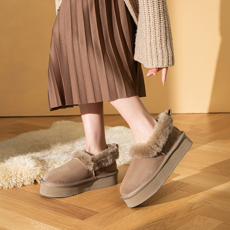 어그 UGG 1910 클레어 플랫폼 슬리퍼 여성 키높이 뮬 겨울 실내화