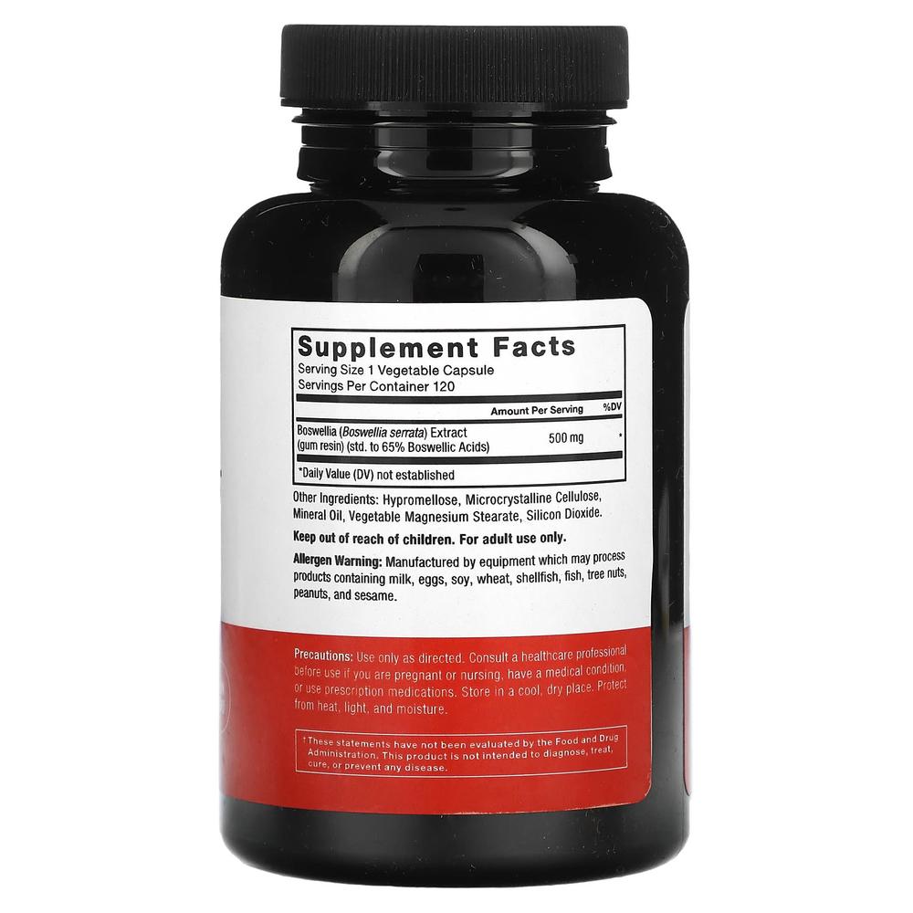 포스팩터 보스웰리아 추출물 500mg Boswellia 120정 - 상세 이미지 2