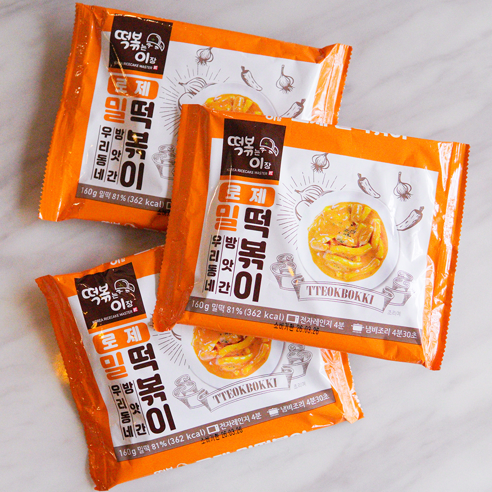 떡볶는이장 밀떡볶이 로제160g 상온보관 로제맛, 160g 로제, 160g, 1개 이미지 8