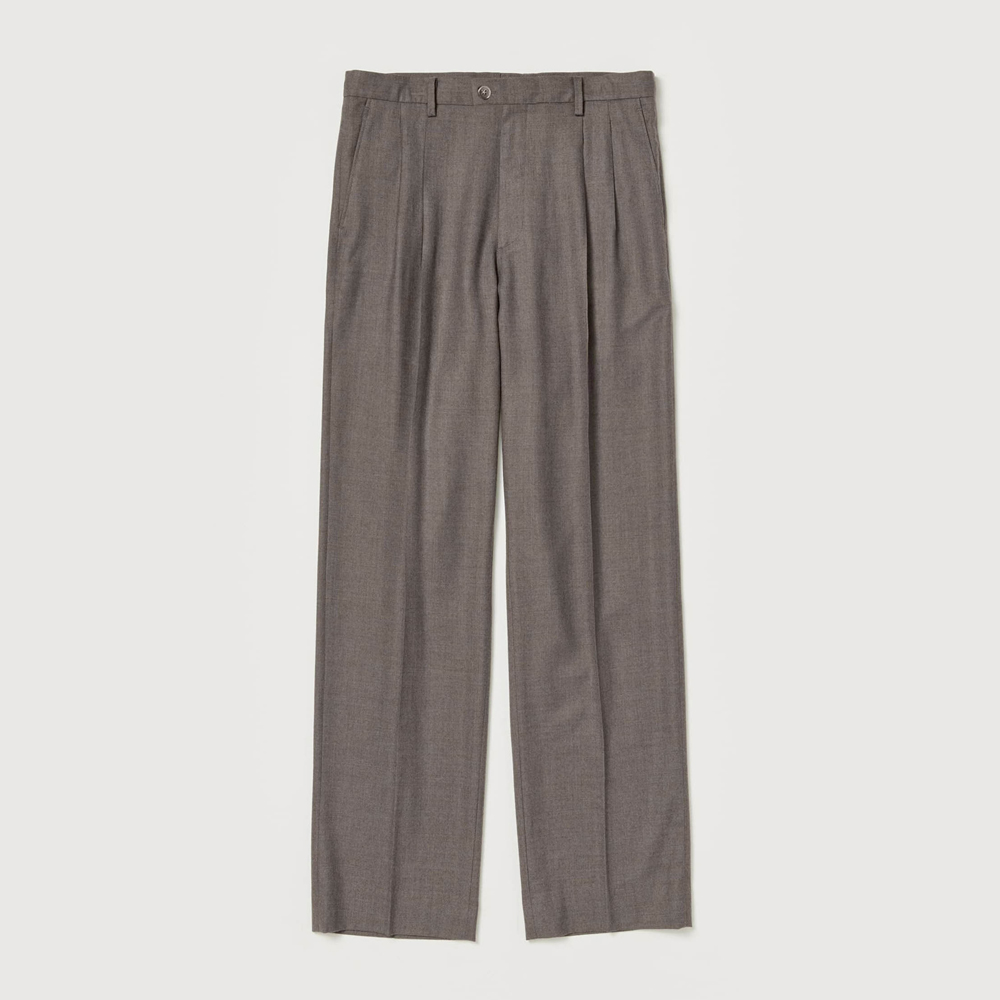 오라리 맨즈 슬랙스 SUPER LIGHT WOOL TWO-TUCK SLACKS 25FW - 상세 이미지 3