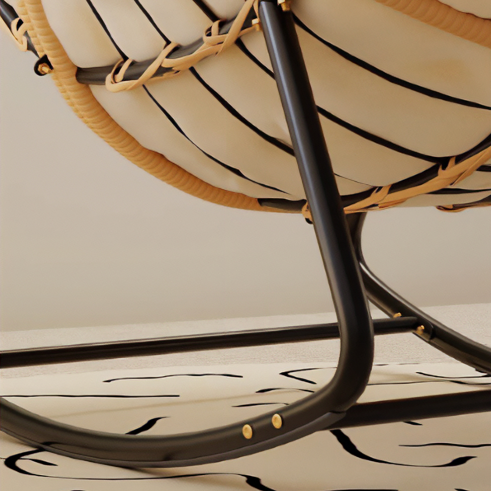 1인 쇼파 의자 쿠션 안락 거실 라운지 스윙 체어