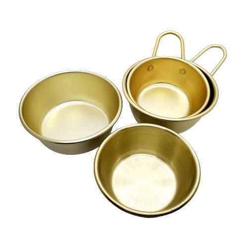 국산 양은 막걸리잔 (소) 업소용 옛날 레트로 시골 동동주 술잔 사발 손잡이 술 그릇 대접 - 상세 이미지 4