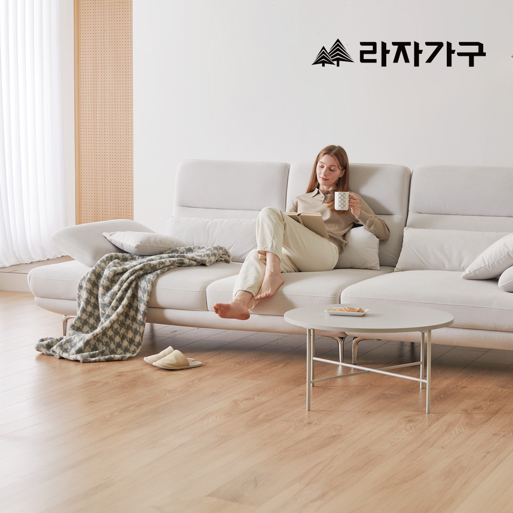 라자가구 로넌 스윙 패브릭 이지클린 기능성 4인 소파