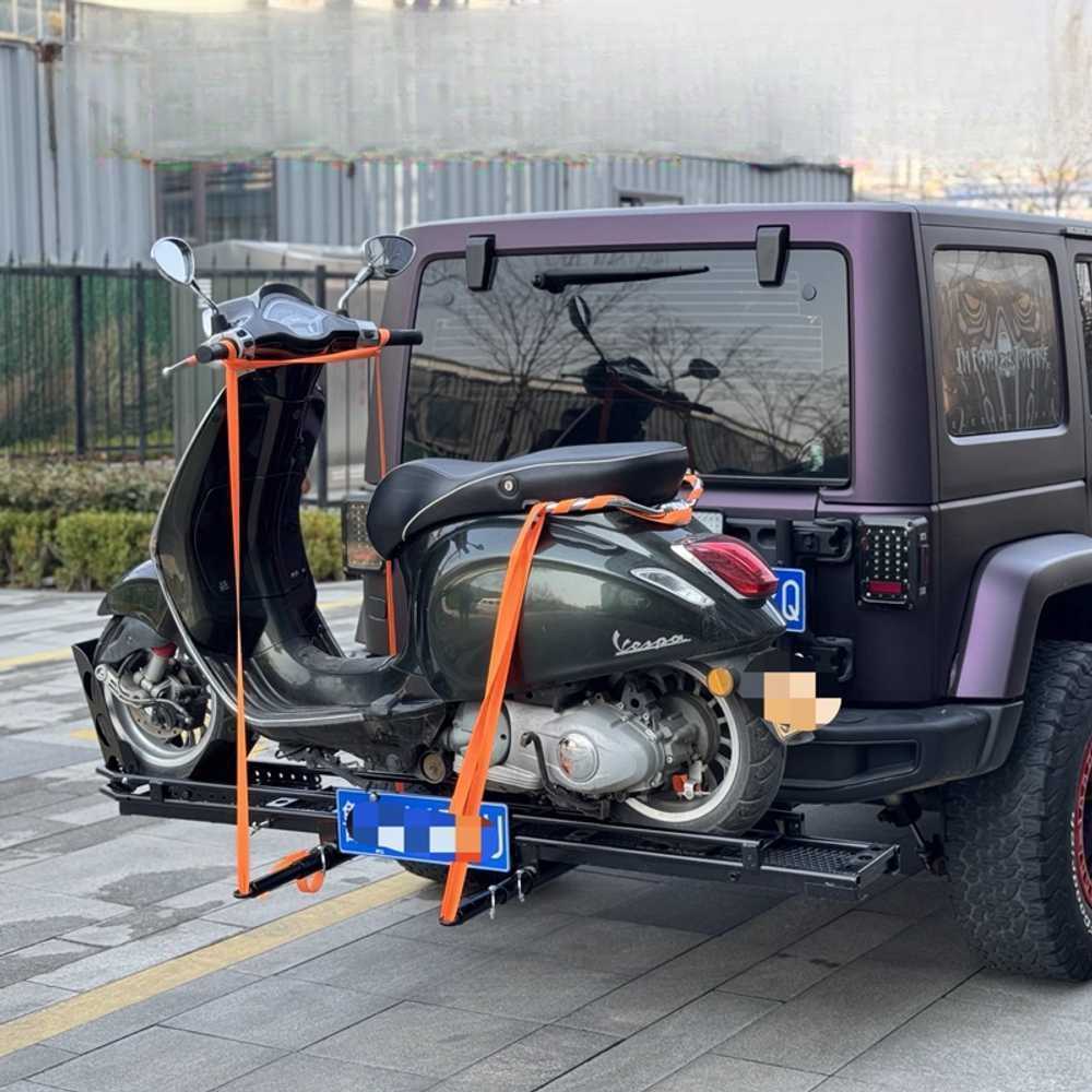 차량 히치 오토바이 캐리어 거치대 이동용 짐받이 단일상품 - 상세 이미지 2