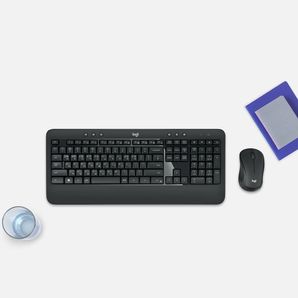 로지텍 MK540 전체 레이아웃