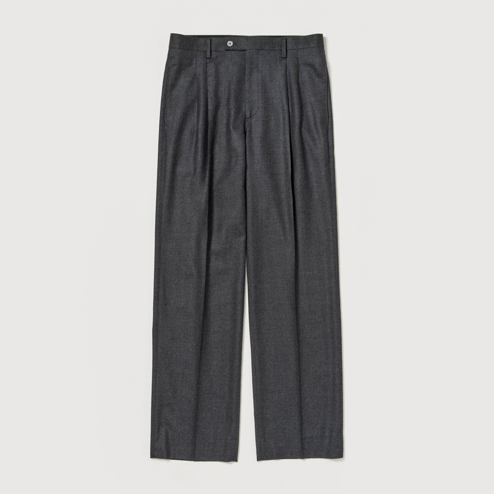 오라리 맨즈 슬랙스 SUPER LIGHT WOOL TWO-TUCK SLACKS 25FW - 상세 이미지 2