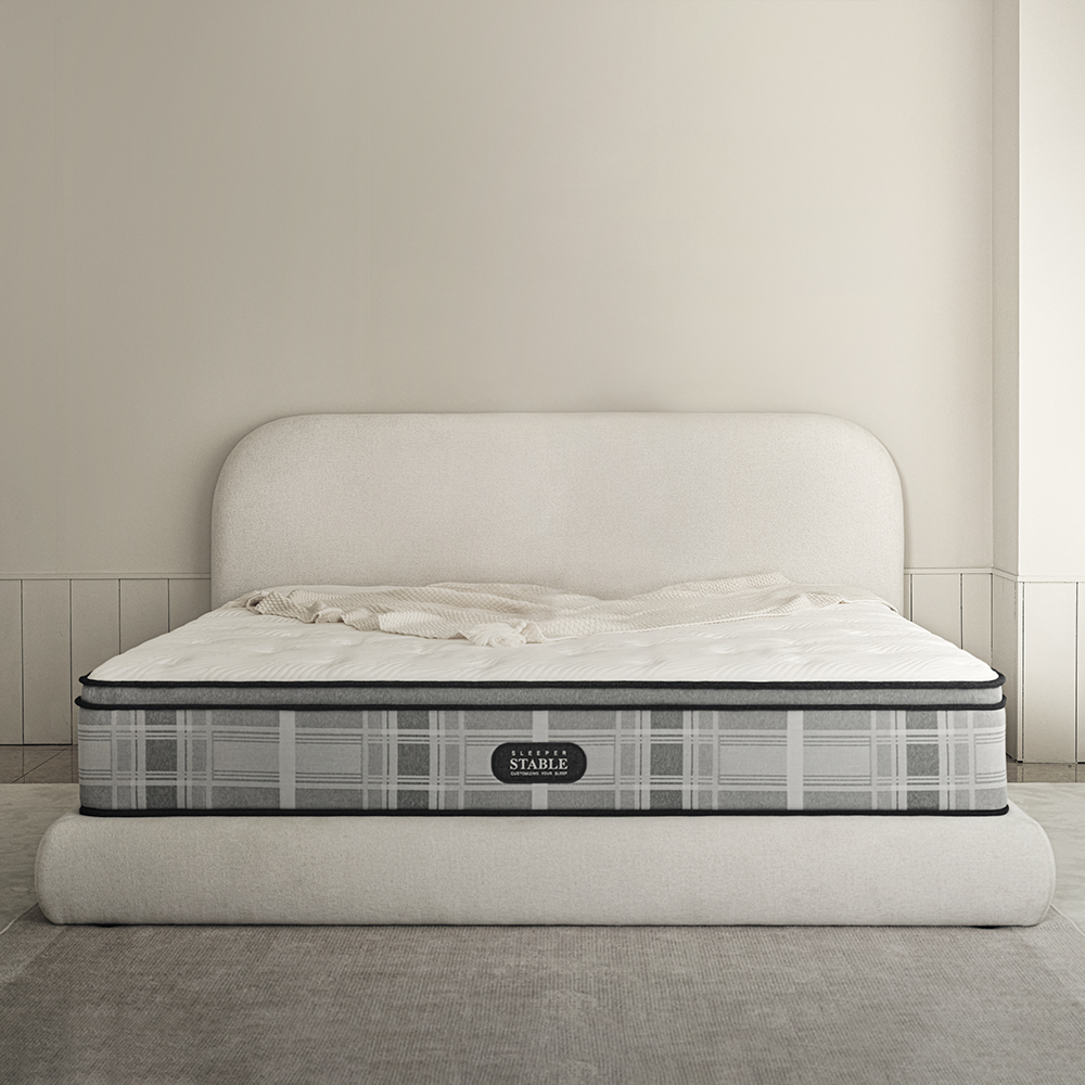 슬립퍼 스테이블 허리 단단한 하드 천연 라텍스 메모리폼 침대 매트리스 SS