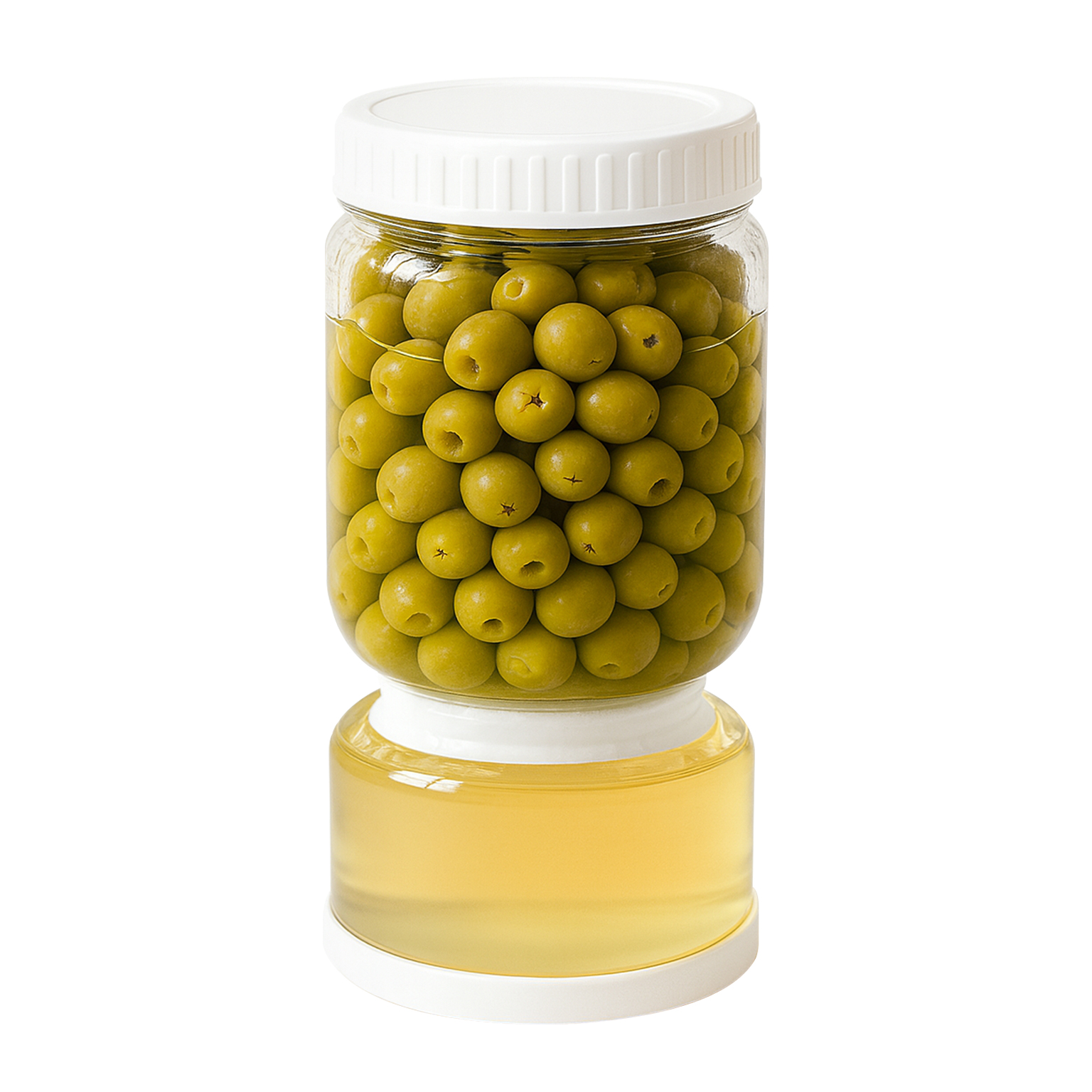 유즈베러띵 모래시계 피클병 물빠짐 미니 밀폐 내열 유리병 1L 1개