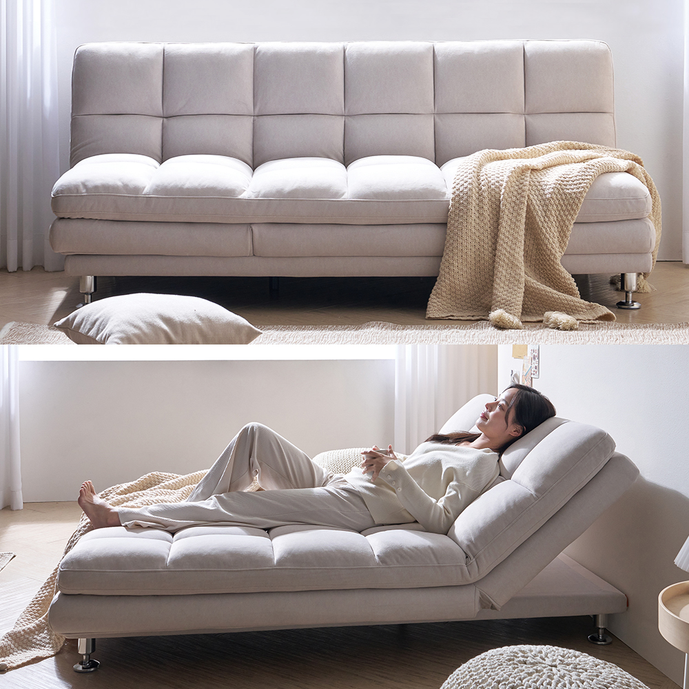 브리즈 데이비스 패브릭 3인용 소파 베드