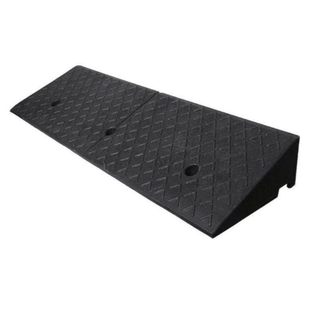 도로턱 경계석 경사판 진입판 진입턱 차량 경사로 고무/플라스틱 50x50x18cm - 상품 이미지