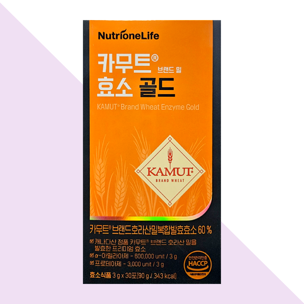 뉴트리원 카무트 카뮤트 효소 골드 30포X1박스 - 메인 이미지