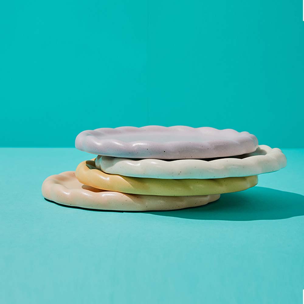 베터핑거 도자기 디저트 접시 플레이트 (S) 19cm 3colors 테이블웨어 - 상품 이미지