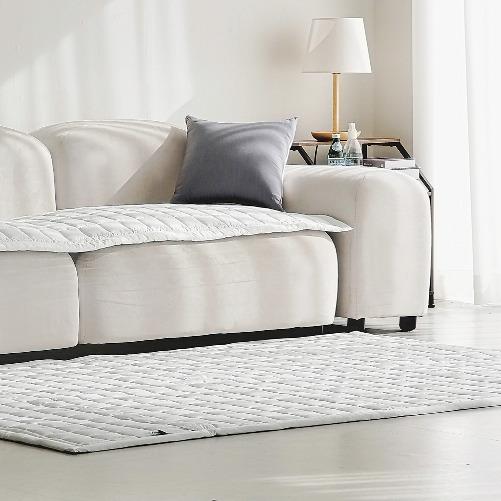 나라데코 먼지없는 소프트 워싱 사계절 돌 쇼파패드 3인용 65x180