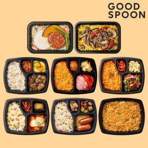 굿스푼 입문자용 일주일 단기식단 8팩 냉동 도시락 양많은 볶음밥 덮밥 간... 맛있게 먹은 솔직 후기 - 상품 이미지 1