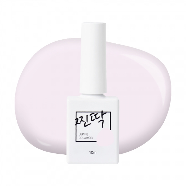 찐딱 컬러젤폴리쉬 10ml JJ111 (화이트 핑크) - 상품 이미지