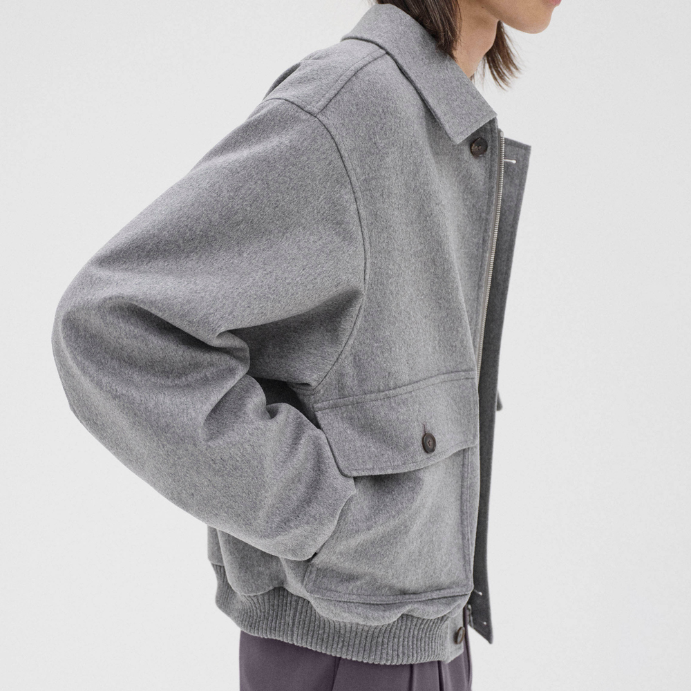 오라리 맨즈 자켓 CASHMERE MOLESKIN ZIP BLOUSON 25FW - 상세 이미지 3