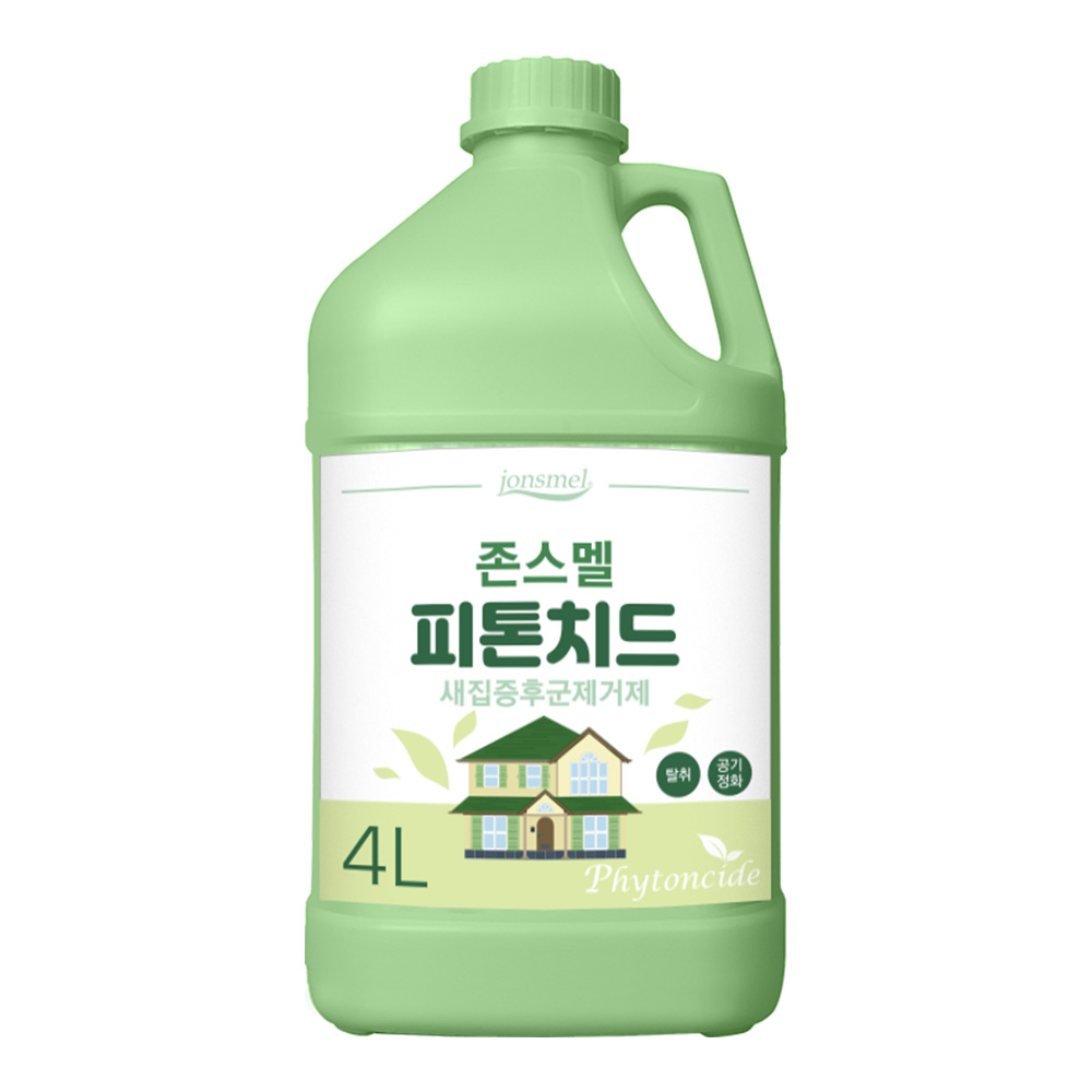 대용량 8평형 존스멜 새집큐어4000 새집증후군 제거제 4L 새집 새가구 인테리어 페인트 - 상품 이미지