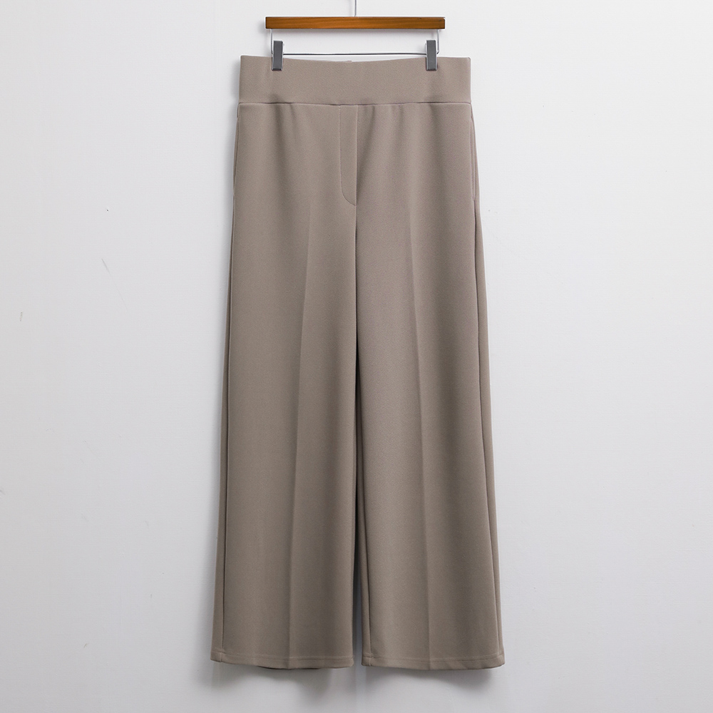 크렌 완벽보정핏 와이드밴딩 레직기 도톰 일자 와이드 슬랙스 팬츠 - 상세 이미지 5