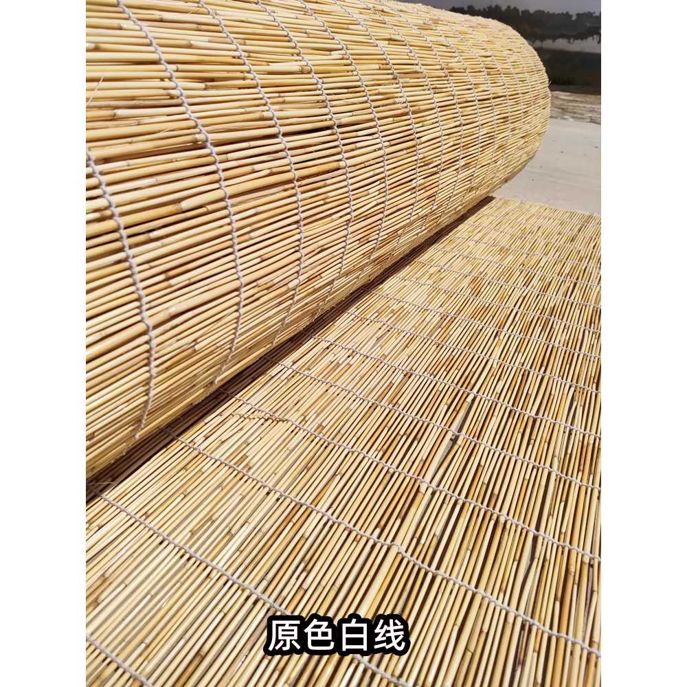 햇빛가리개 대나무발 베란다 발수 차광 가림막 문발 원목-검정선 1.8m x 10m - 상세 이미지 4