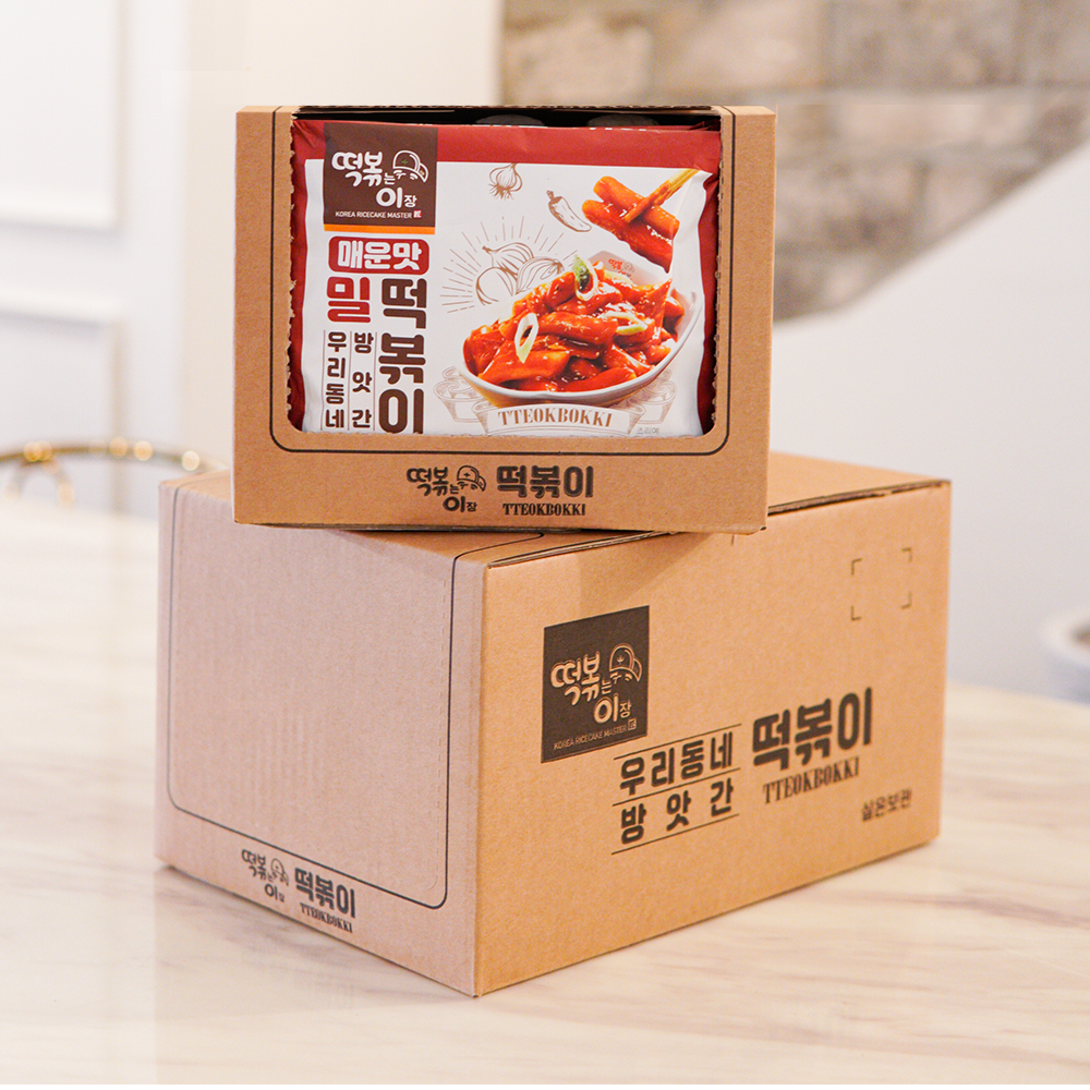 떡볶는이장 밀떡볶이 혼합(매운맛+로제) 160g, 10개 - 상세 이미지 4
