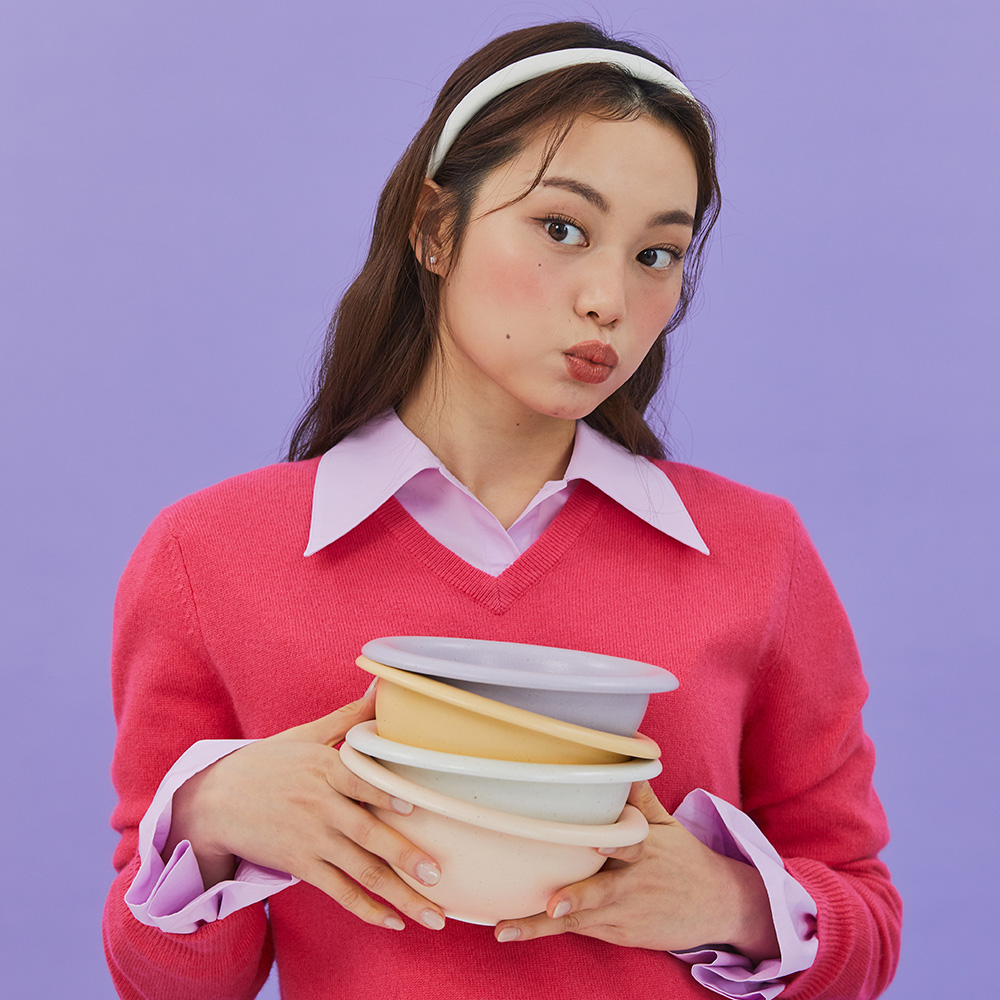 베터핑거 도자기 볼 17cm 3colors 요거트 시리얼 스프 세라믹코팅 - 상세 이미지 2