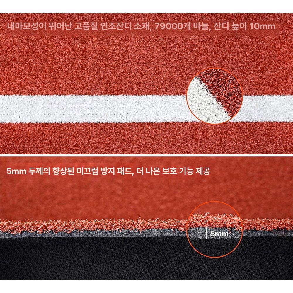 타자바닥매트 야구 타석 타자 마운드 타격 잔디 스윙연습 주문전주문확인을위해보관상태확인 - 상세 이미지 4