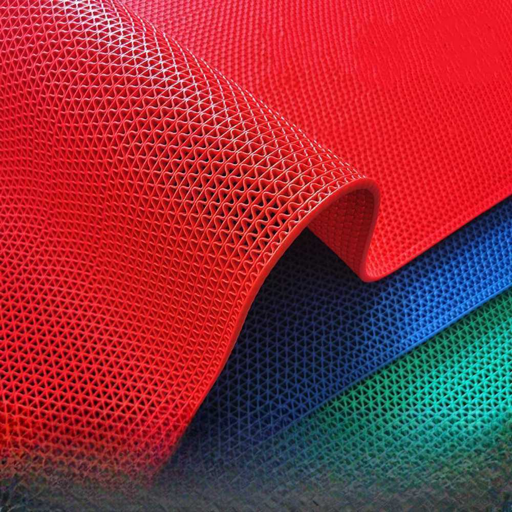 PVC 인테리어 바닥매트 거실 주방 생활 방수 매트 1.6mx5mx4.5mm 레드 - 상세 이미지 3