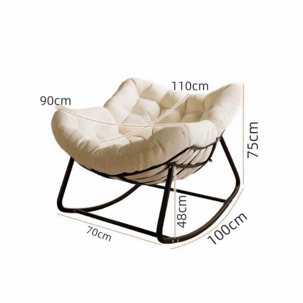 1인 쇼파 의자 쿠션 안락 거실 라운지 스윙 체어