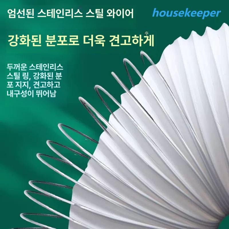 에어컨 배기호스 덕트 자바라 이동식 배기구 연장배열관 벤트 15cm 왼쪽 직선 1m - 상세 이미지 2