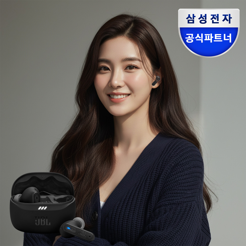 삼성전자 JBL TUNE BEAM2 노이즈캔슬링 무선 블루투스 이어폰 블랙 제품 이미지