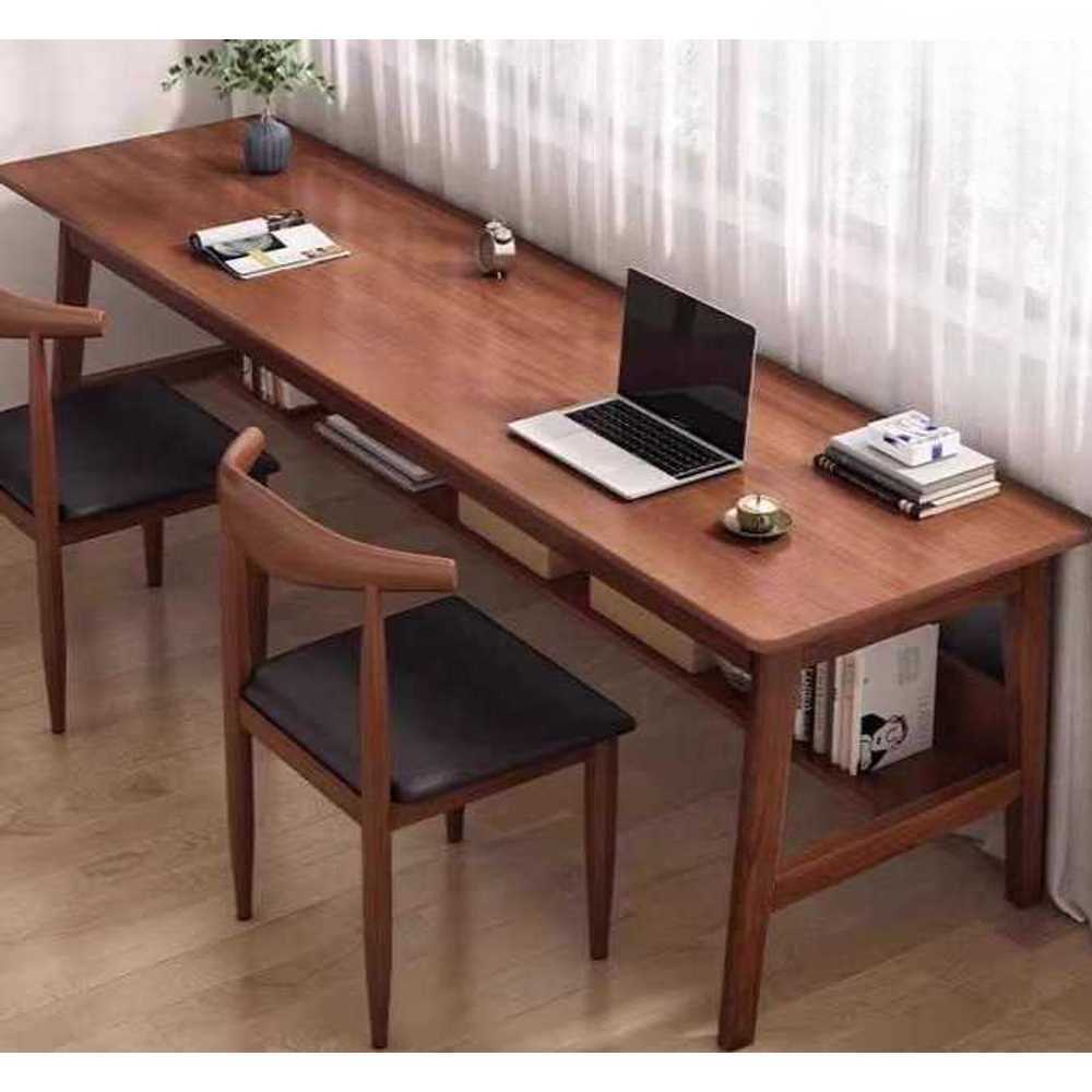 폭좁은 창가 테이블 카페 인테리어 소형 거실 가구 (두꺼운 프레임) 120x40cm - 상품 이미지