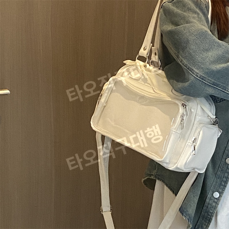 덕질가방 배낭 여성 덕후 아이돌 가방 굿즈 콘서트가방 미니 백팩 콘서트 투명 - 상세 이미지 3