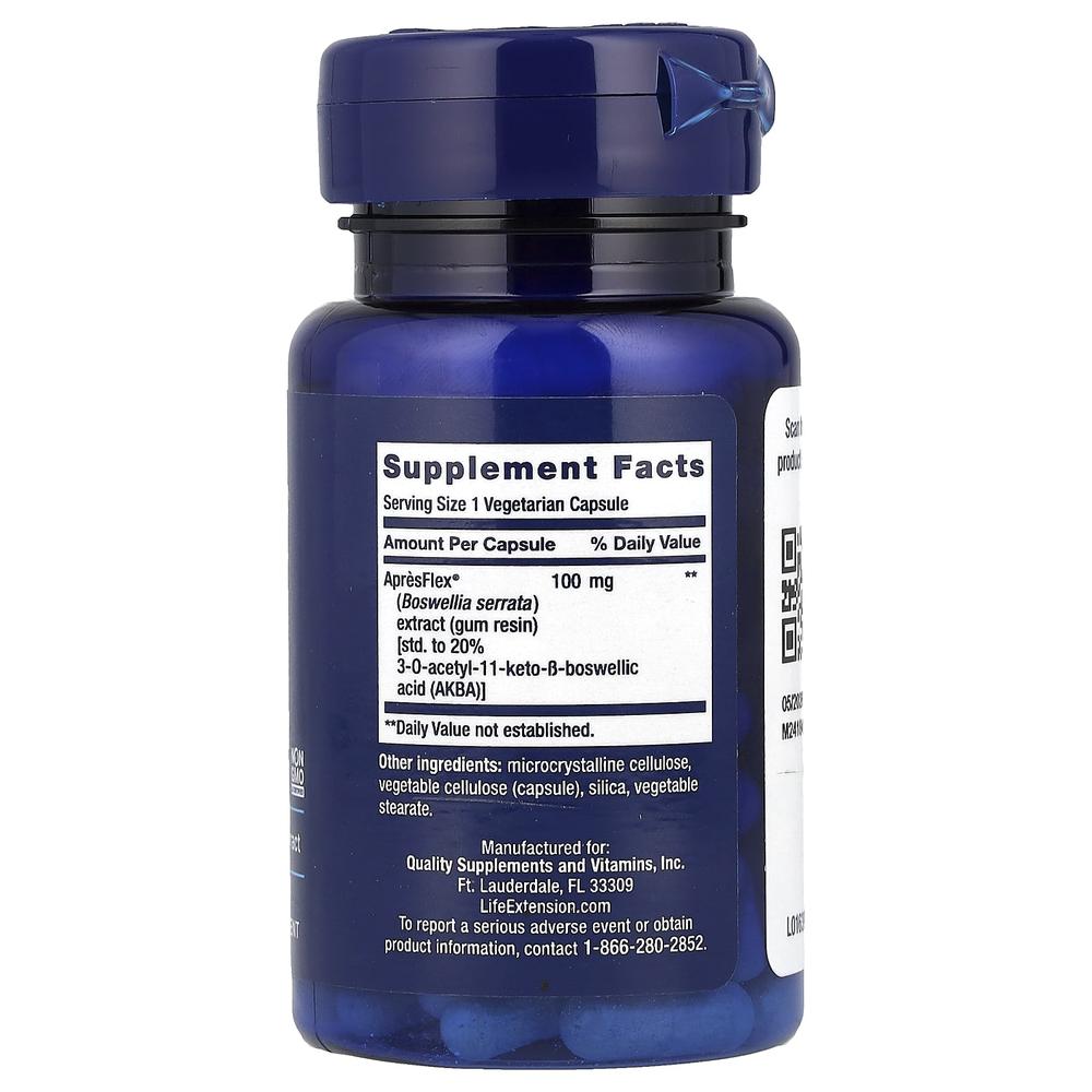 라이프익스텐션 5 LOX Inhibitor with ApresFlex 보스웰리아 Boswellia 60정 - 상세 이미지 2