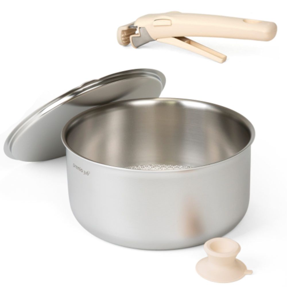 키친아트 프리미오 316C 통5중 탈착식냄비 인덕션사용가능 - 상품 이미지