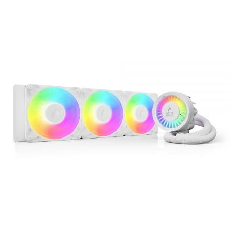 [해외]ARCTIC Liquid Freezer III Pro 360 A-RGB (화이트) - AIO CPU 쿨러, 3 x 120mm 수냉, 38mm 라디에이터, PWM 펌프, VR