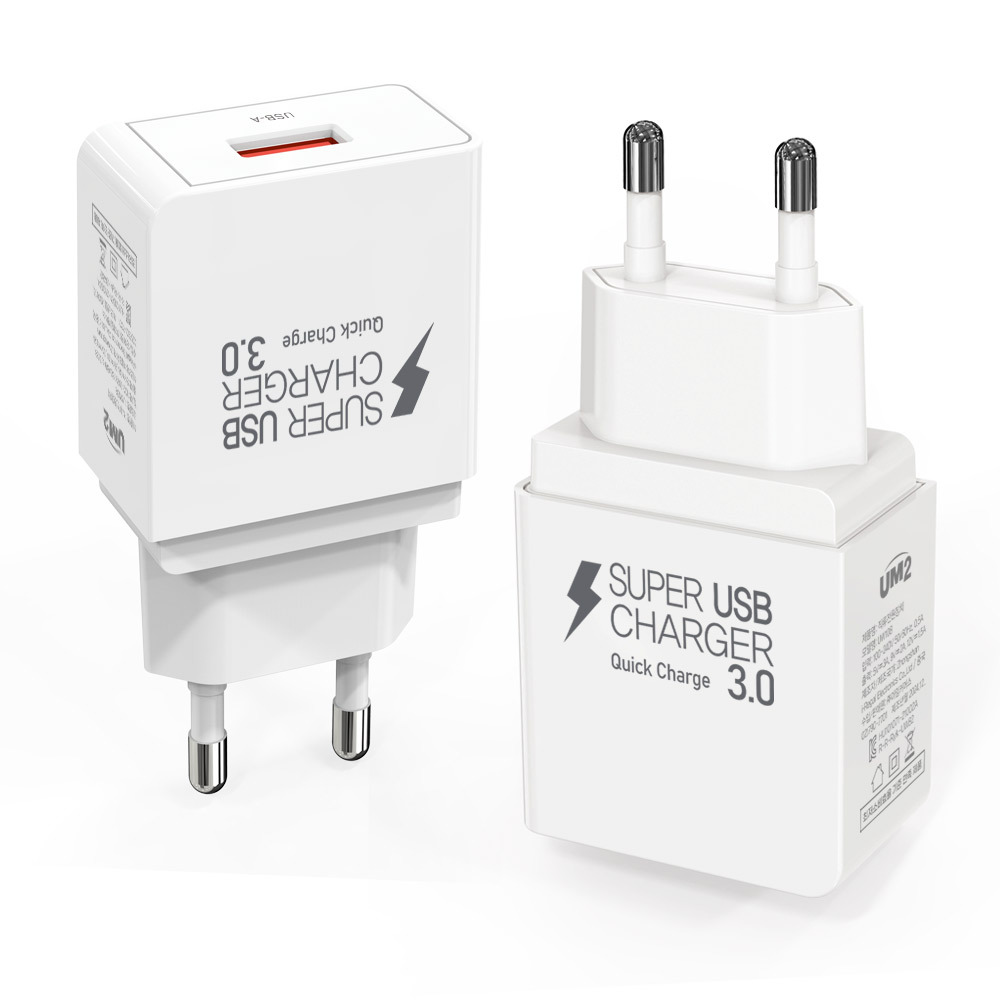 UM2 18W USB타입 고속 충전기 1포트 아이폰 갤럭시 급속충전 QC30W 리뉴얼버전