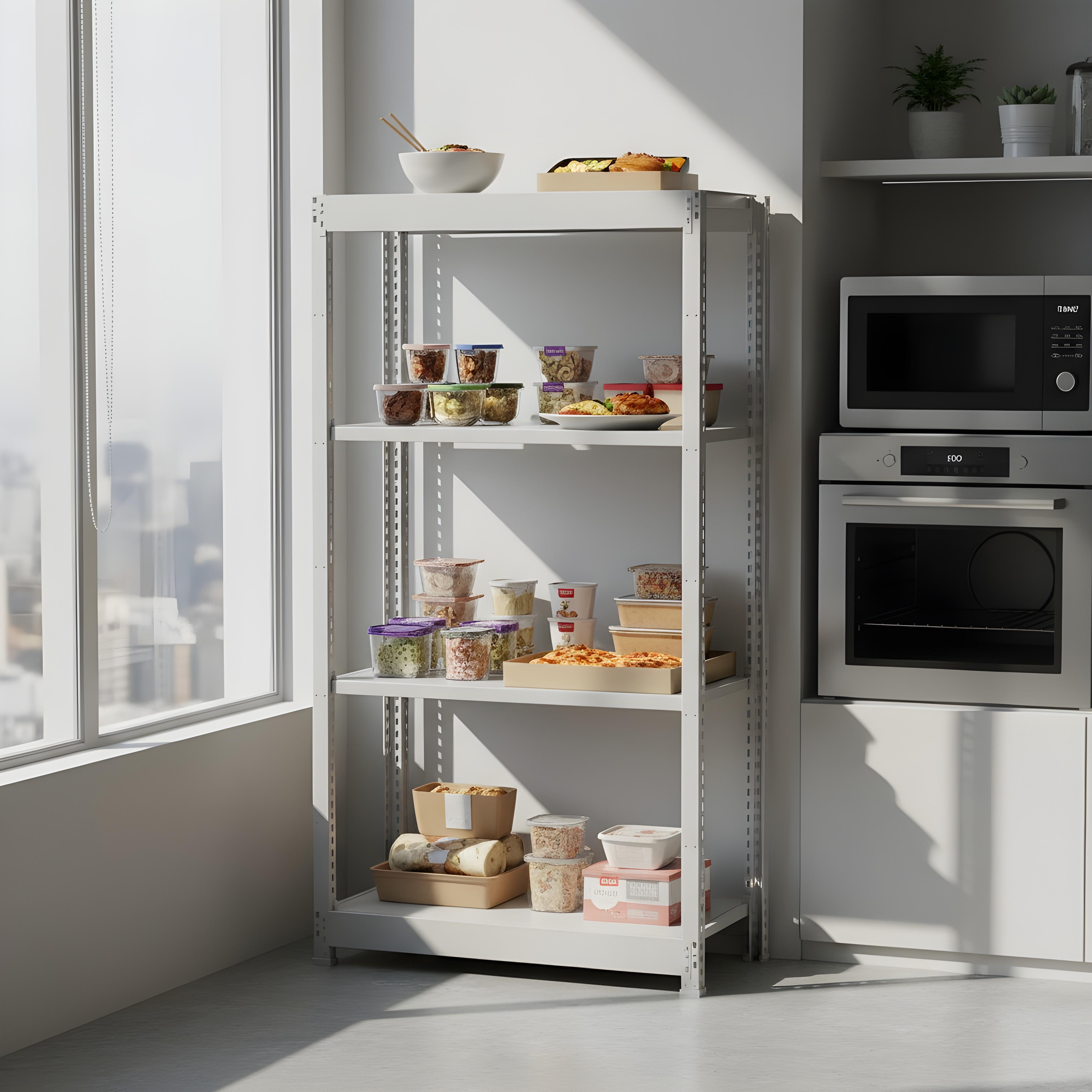 스피드랙 4단 맥스 200KG 철제선반 조립식 앵글 창고 렉 경량랙 독립형 9004501500