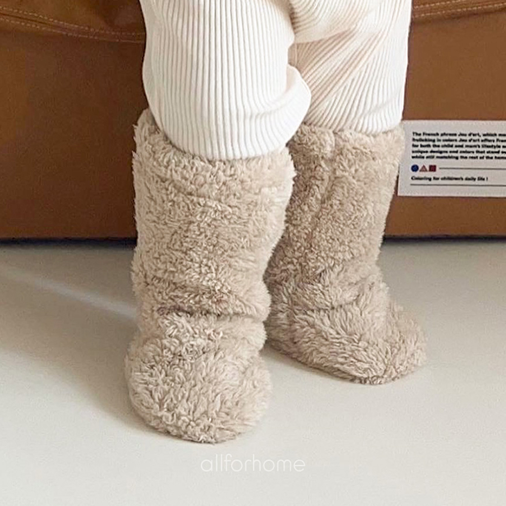 올포홈 아기 풋워머 양말 유아 신생아 겨울 수면 발토시 발워머 베이지