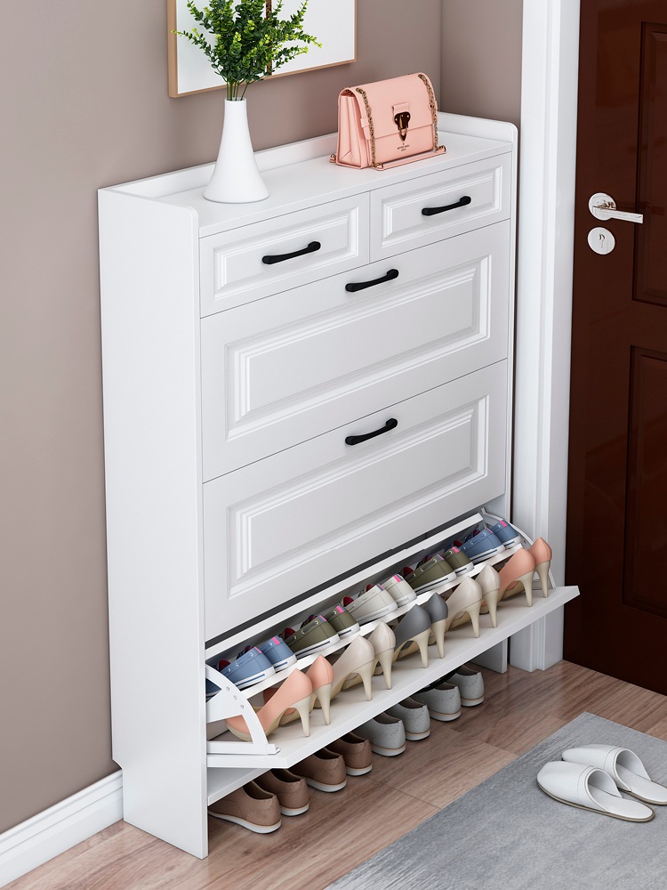 현관신발장 틈새 수납장 선반 신발장 현관 원룸 정리대 인테리어 슬림 - 상세 이미지 2