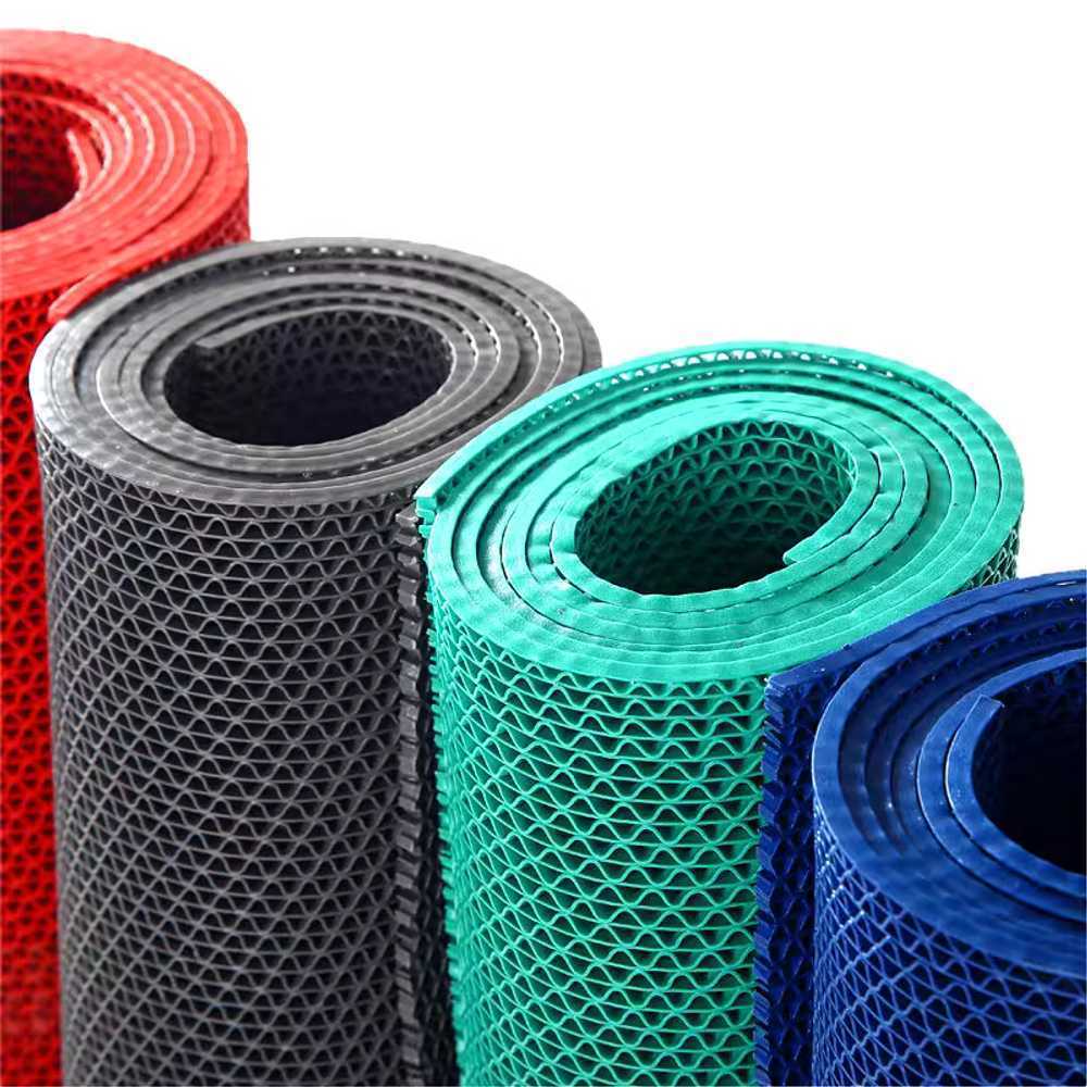 PVC 인테리어 바닥매트 거실 주방 생활 방수 매트 1.6mx5mx4.5mm 레드 - 상세 이미지 5