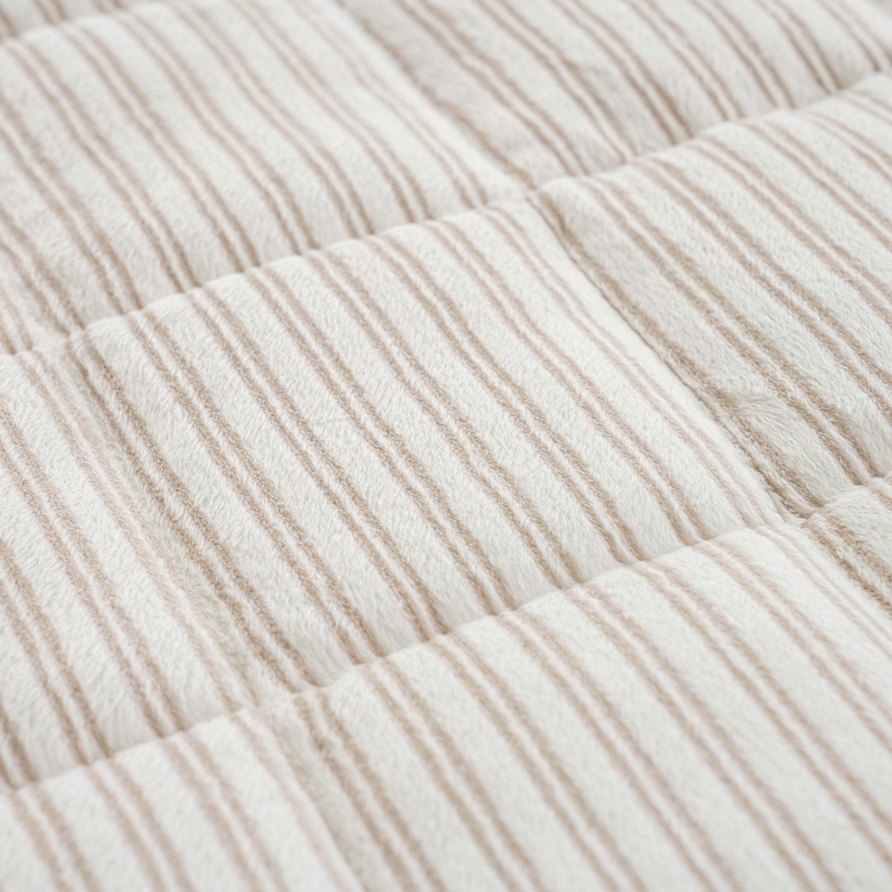 쿠에뜨 겨울 극세사패드 로엔 프리미엄 5mm 장모 논슬립 고정밴드 침대패드 SS