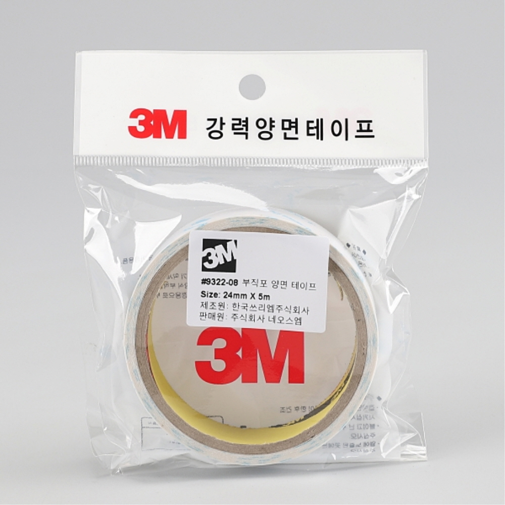 3M 부직포 양면테이프 9322 24mm 5M - 상품 이미지