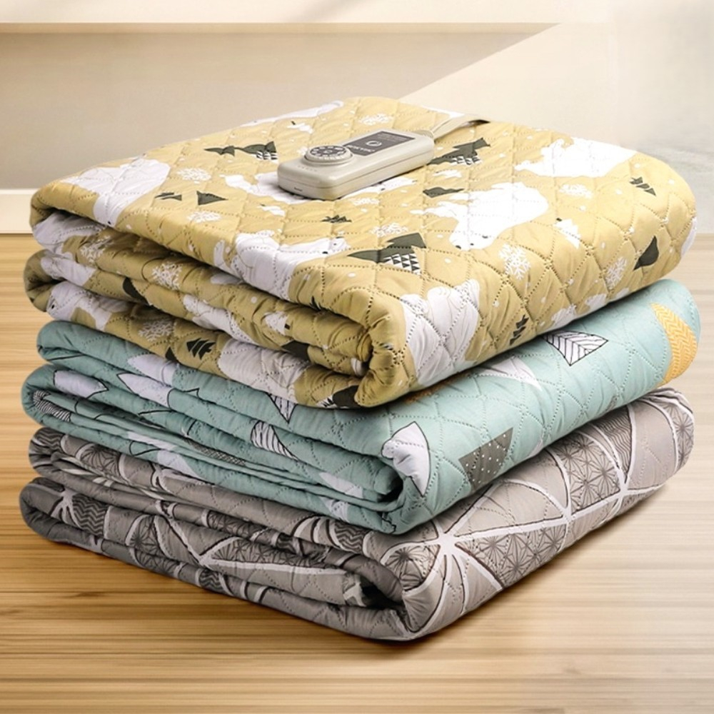 국산 8단 전기요 매트 온도조절기 온열 난방 장판 거실 바닥 침대 손님