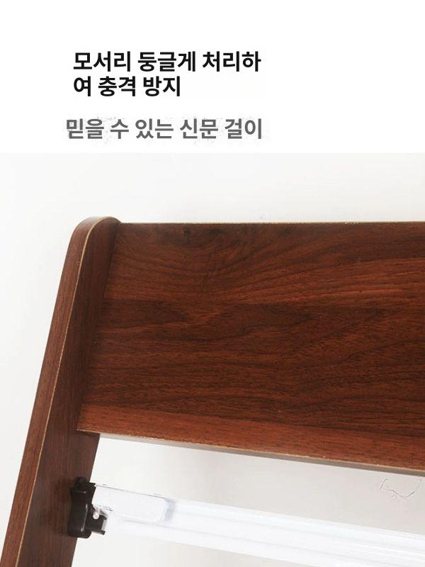 잡지꽂이 홍보물 게시대 책장 잡지 접이식 신문 팜플렛 비치대 선반 꽂이 전시대 진열대 K83 127x61 - 상세 이미지 5